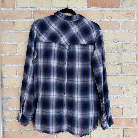 NWOT Bella Dahl Plaid Shirt - Picture 3 of 3